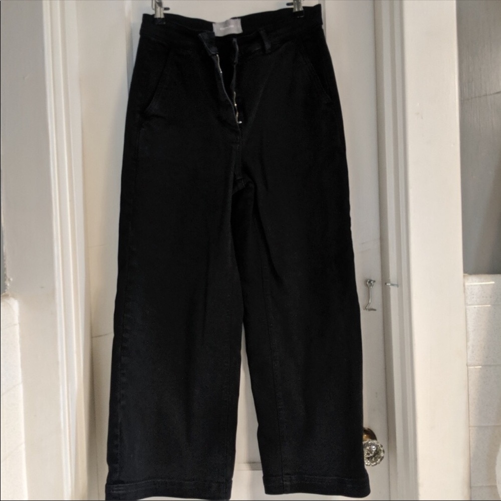 Everlane wide leg crop pants